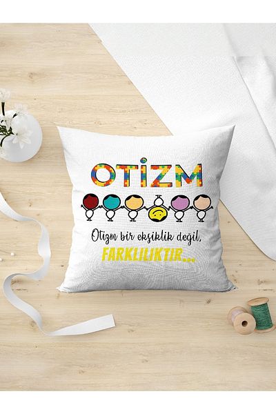 Panorama Ajans Autism Awareness Design Pillow Case 1