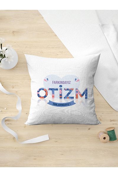 Panorama Ajans Autism Awareness Design Pillow Case 5