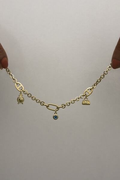 CETAŞ Kadın Bir Dilek Tut Altın Bilekliği