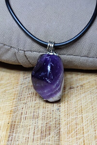Doğaltaş Amethyst Stone Necklace