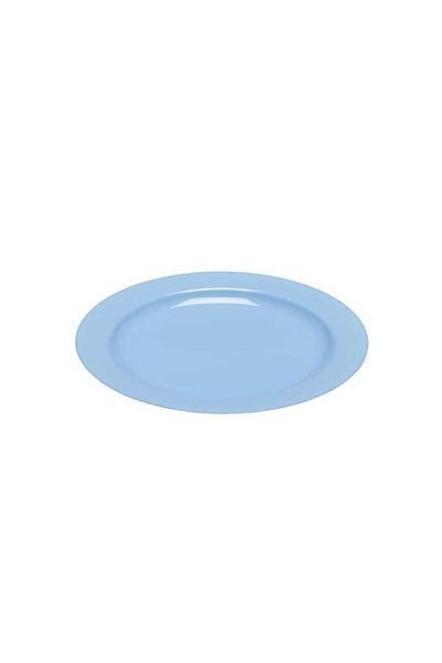 RUBİKAP Blue 23 cm Plastic Plate 10 Pieces