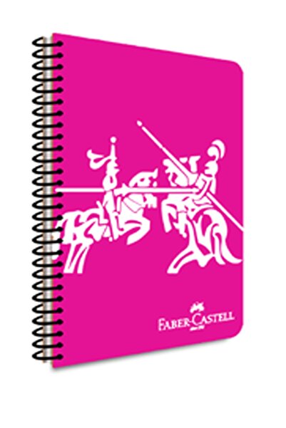 Faber Castell Vivid Colors Spiral A4 (21x29.7cm) Pp (plastic) Cover 80 Yp. Unlined Notebook 1 Piece-2