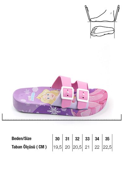 GEZER Papuci de vară cu talpă anti-alunecare pentru fete