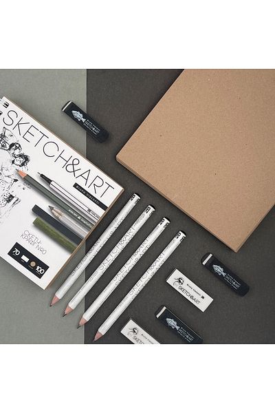 Bruno Visconti "sketch&art" Jumbo Pencil - 3.5 Mm. 2b Graduated
