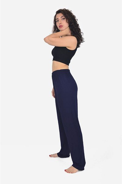 MAYSSTORE Pantaloni negri de pijama de damă