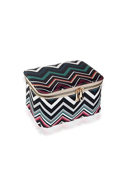 VIVION Зигзаг чанта за грим Чанта за грим