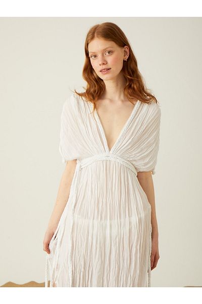 Towdoo Hypatia Beach Dress - White