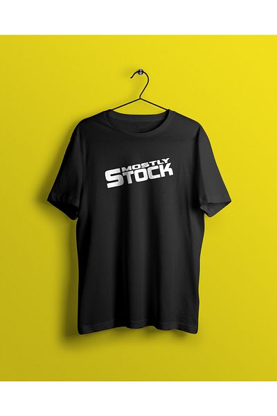 YEACHY Μπλουζάκι Unisex Μαύρο στοκ με στάμπα