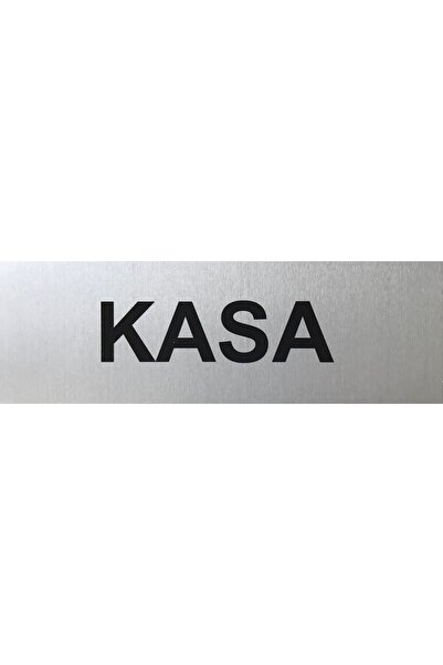 SE-Dizayn Kasa Tabelası Kapı Ve Duvar Yönlendirme Levhası 15 Cm X 5 Cm Depart...