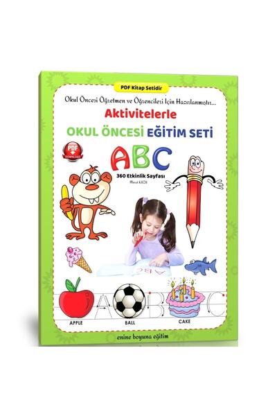 Enine Boyuna Eğitim Preschool Education Set with Activities (Pdf Format) - Tr...