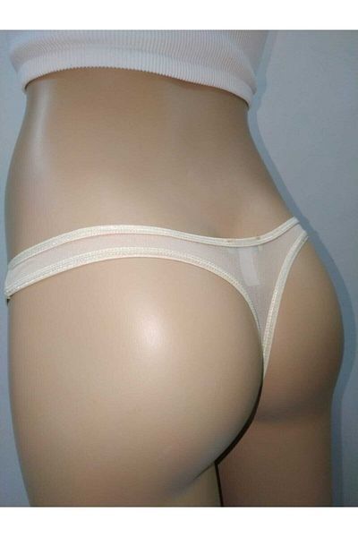 lovebox Thong Fancy New Season cu țesătură flexibilă - 1052