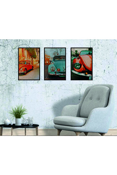 RET Dizayn Διακοσμητικό ρετρό τραπέζι από MDF (με όψη πλαισίου)