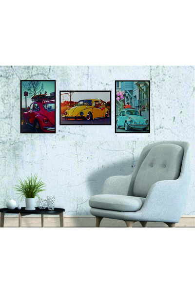 RET Dizayn Vos Vos Τραπέζι ζωγραφικής Διακοσμητικό ρετρό πλαίσιο ζωγραφικής α...