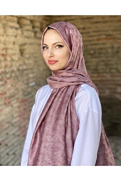 Fera Scarf Fırça Desen Jakar Şal