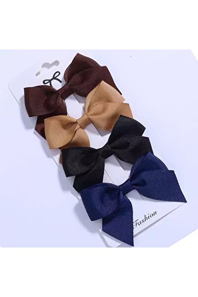 MİNELLASTORE 4'lü Klipsli Kurdele Colourful Toka Seti