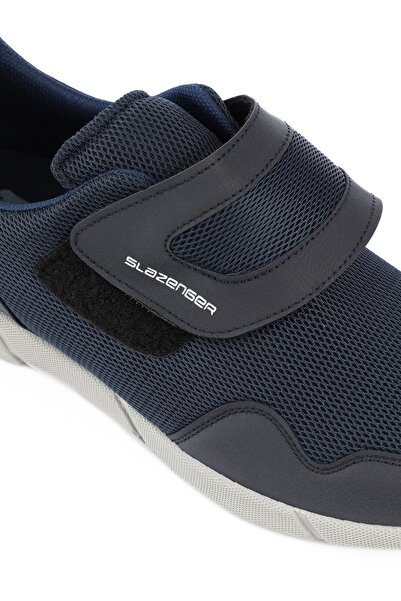 Slazenger Aca I Large Size Sneaker Men's Shoes Navy Blue