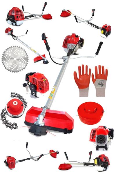 STEİNER Alman R-9300 Yan Tipi Benzinli Motorlu Çalı Çim Ot Biçme Tırpanı Maki...