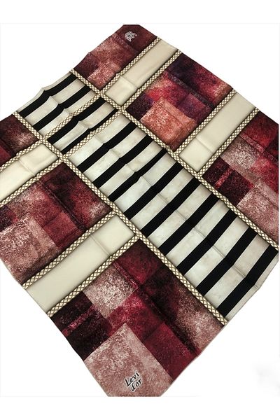 Levidor Γυναικείο κασκόλ από καθαρό μεταξωτό Twill I-2671