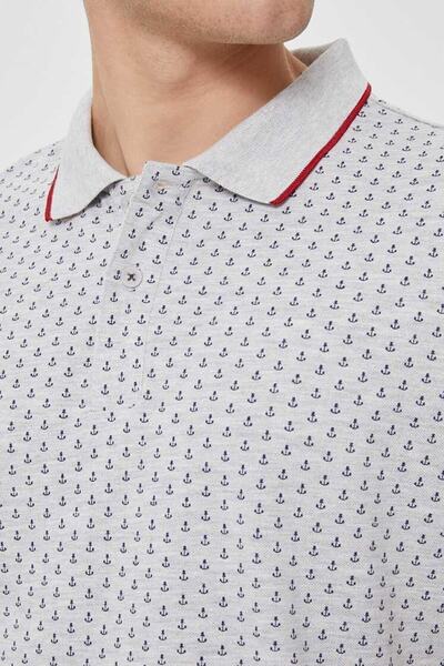 Lee Cooper Men's Gray Melange T-Shirt