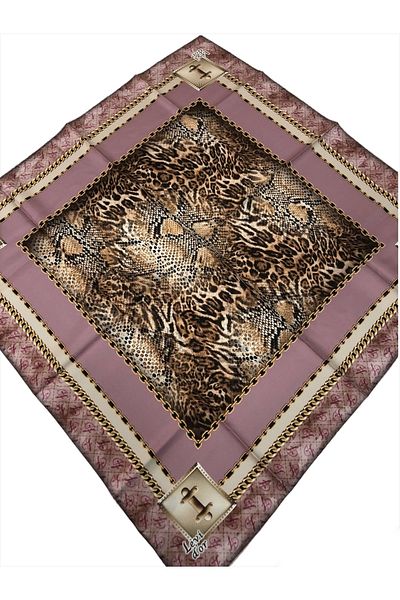 Levidor Γυναικείο κασκόλ από καθαρό μεταξωτό Twill I-2849