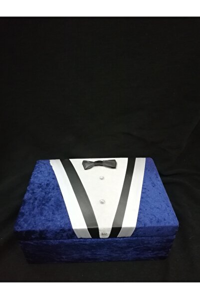 HİKMET Erkek Çeyizlik Hediyelik Traş Seti Özel Eşya Saklama Sandığı