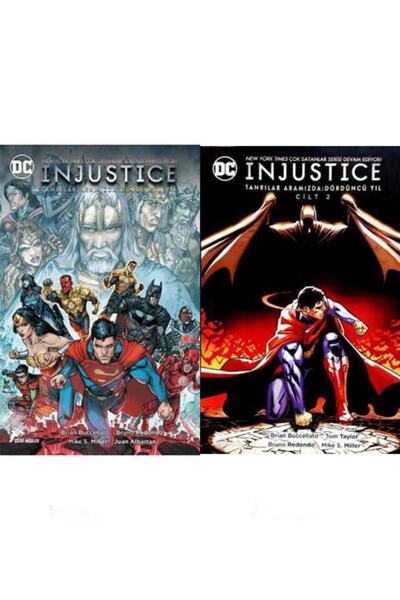 Çizgi Düşler Injustice Tanrılar Aramızda Dördüncü Yıl Set ( Cilt 1 - 2 )