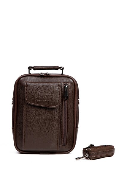 Fiyaka Nw-4120 Men's Hand and Shoulder Bag Brown