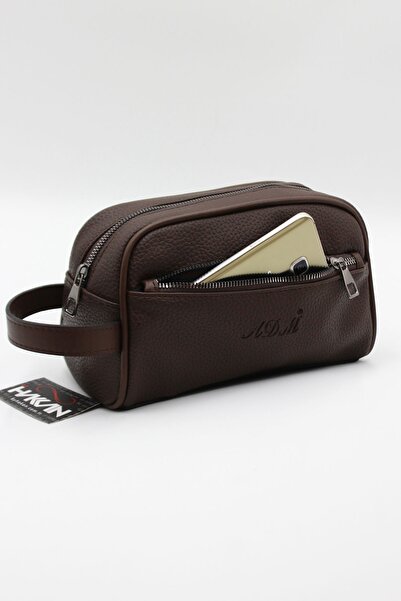 Fiyaka Men's Shaving And Handbag Brown
