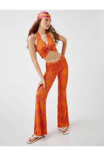 Koton Pantaloni evazați cu model
