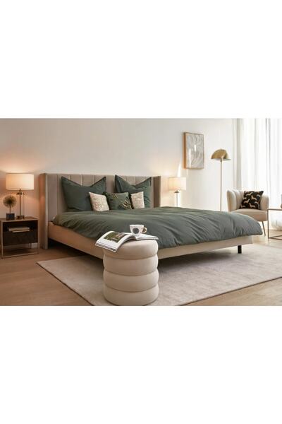 hoom concept Relax Puf Kadife, Bej