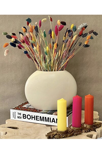 Şirin Hobi Dünyası Seramik Yassı Vazo