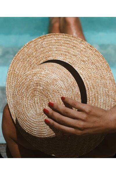 Shopiolog Жіноча органічна солом'яна гондола-сапка