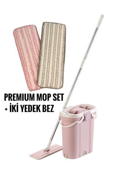 VİP AHMET Premıum Mop Set + Iki Yedek Bez