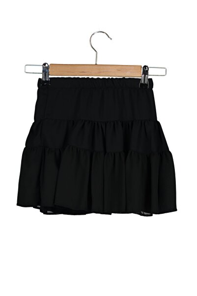 Pitti Girl's Black Skirt 92005 P