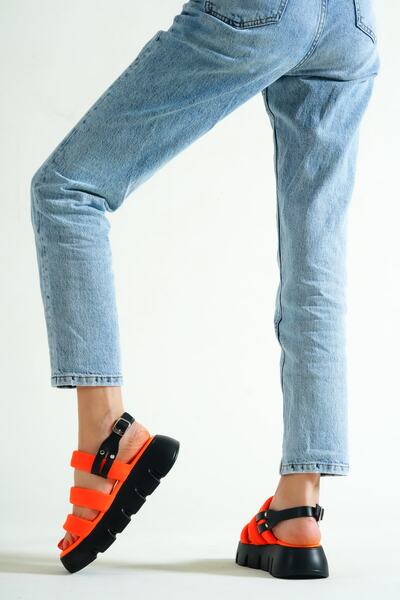 PASSAGE SHOES 6156 Women's Thick Sole Sandals with Fuspet