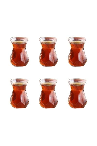 LAV Alya Modern Tea Glass - 12 Li Tea Glass
