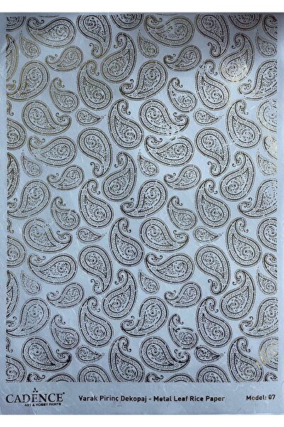 DERYA DESİNG ART Model 07- Gold Foil Brass Decopage 30x42