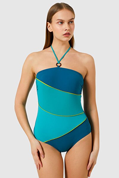 AYYILDIZ Swimsuit - Blue - Colorblock