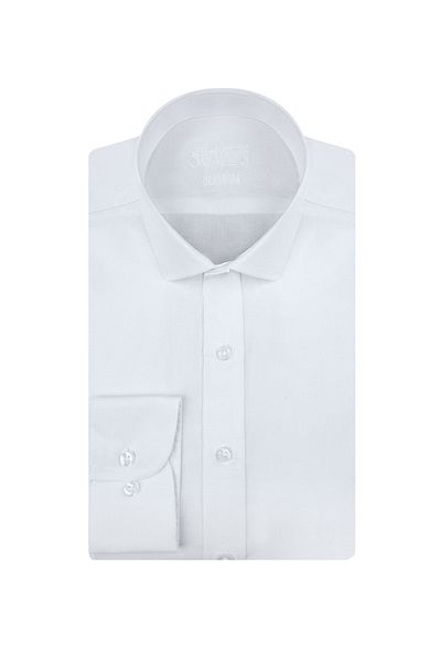 SÜVARİ Gm 1007100435   Cămașă pentru bărbați, cu guler clasic, slim fit, albastru