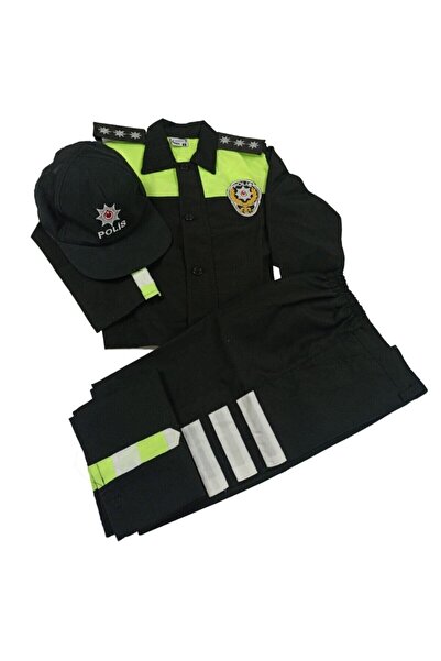 NOBLE STORE Set complet de uniforme de poliție rutieră pentru copii