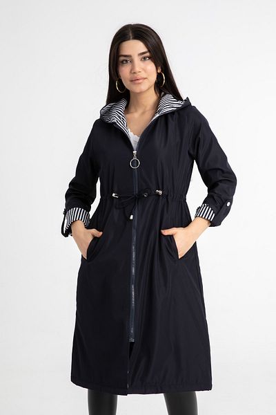 ModaPlaza Women's Long Trench 9091