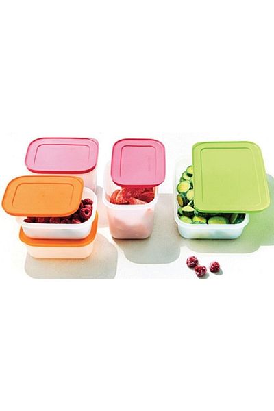 Tupperware Alaska Series Deep Freezer Storage Container Set of 5