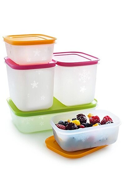 Tupperware Alaska Series Deep Freezer Storage Container Set of 5