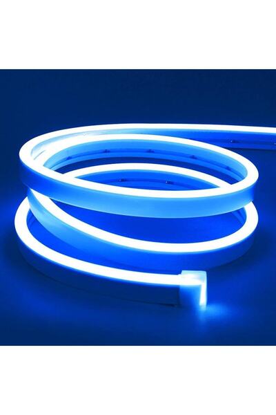 Genel Markalar 12v Esnek Neon Şerit Led 5 Metre - Mavi
