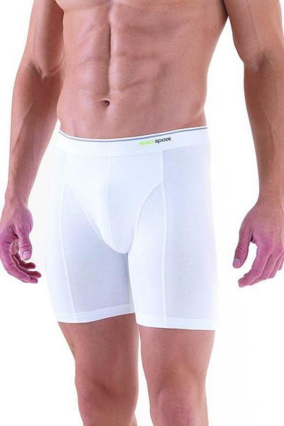 Blackspade Λιτό βαμβακερό λευκό μπόξερ 9216