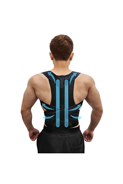 Ankaflex Çift Balenli Dik Duruş Korsesi Spor Bel Sırt Omuz Kamburluk Önleyici...