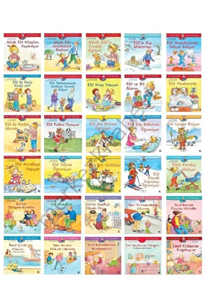 TÜRKİYE İŞ BANKASI KÜLTÜR YAYINLARI Okul Öncesi Ilk Kitabım Inci Ve Elifin Ma...