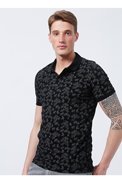 Lee Cooper Ανδρικό μαύρο T-shirt