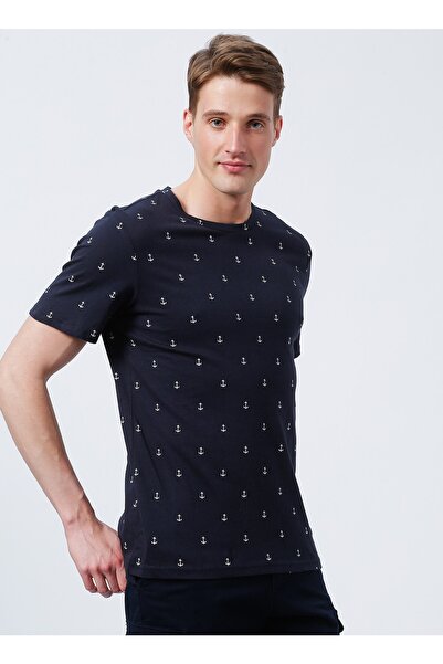 Lee Cooper Ανδρικό μπλουζάκι Navy Blue