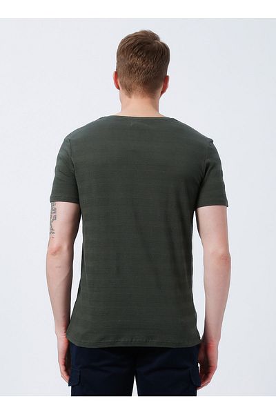 Lee Cooper تي شيرت كاكي للرجال
